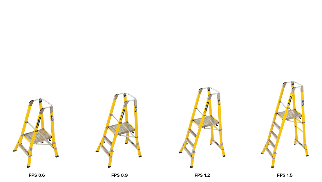 Models corrosionmaster step platform ladder 1
