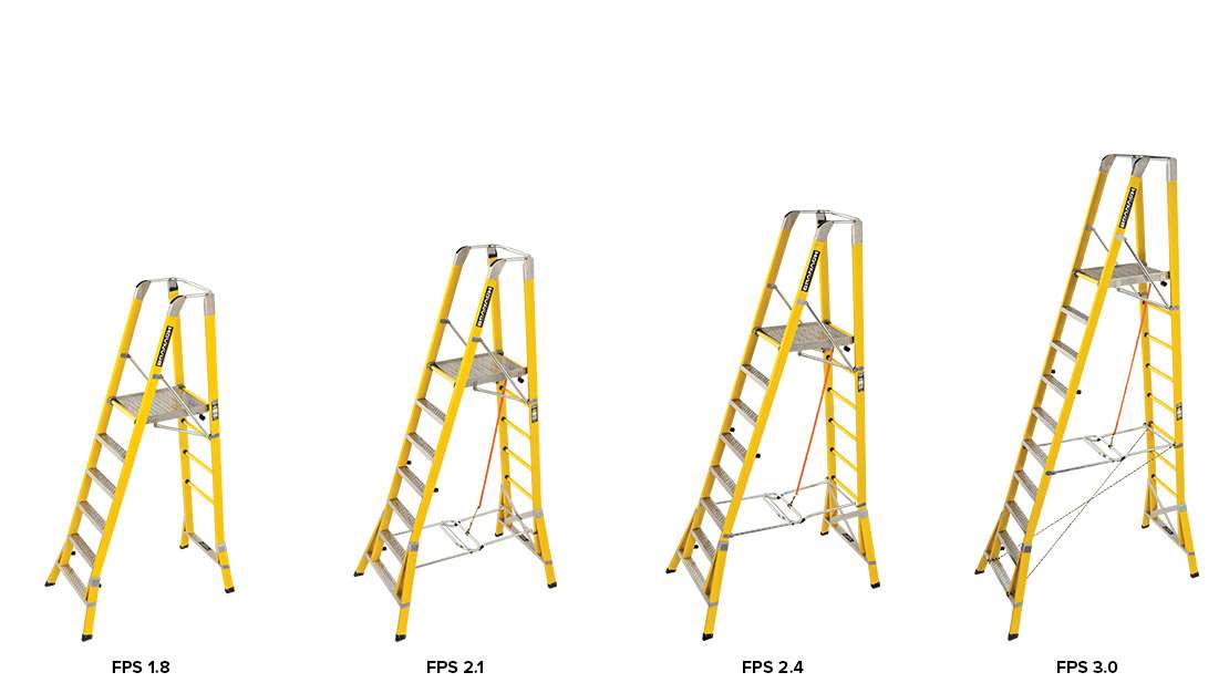 Models corrosionmaster step platform ladder 2
