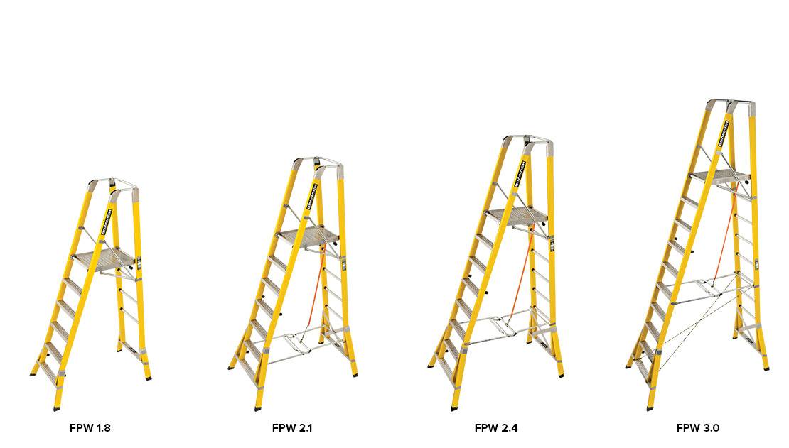 Models workmaster step platform ladder 2
